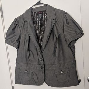Grey Torrid Suit Jacket